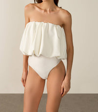 Adriana Degreas - Coquille De Mer Strapless Bodysuit