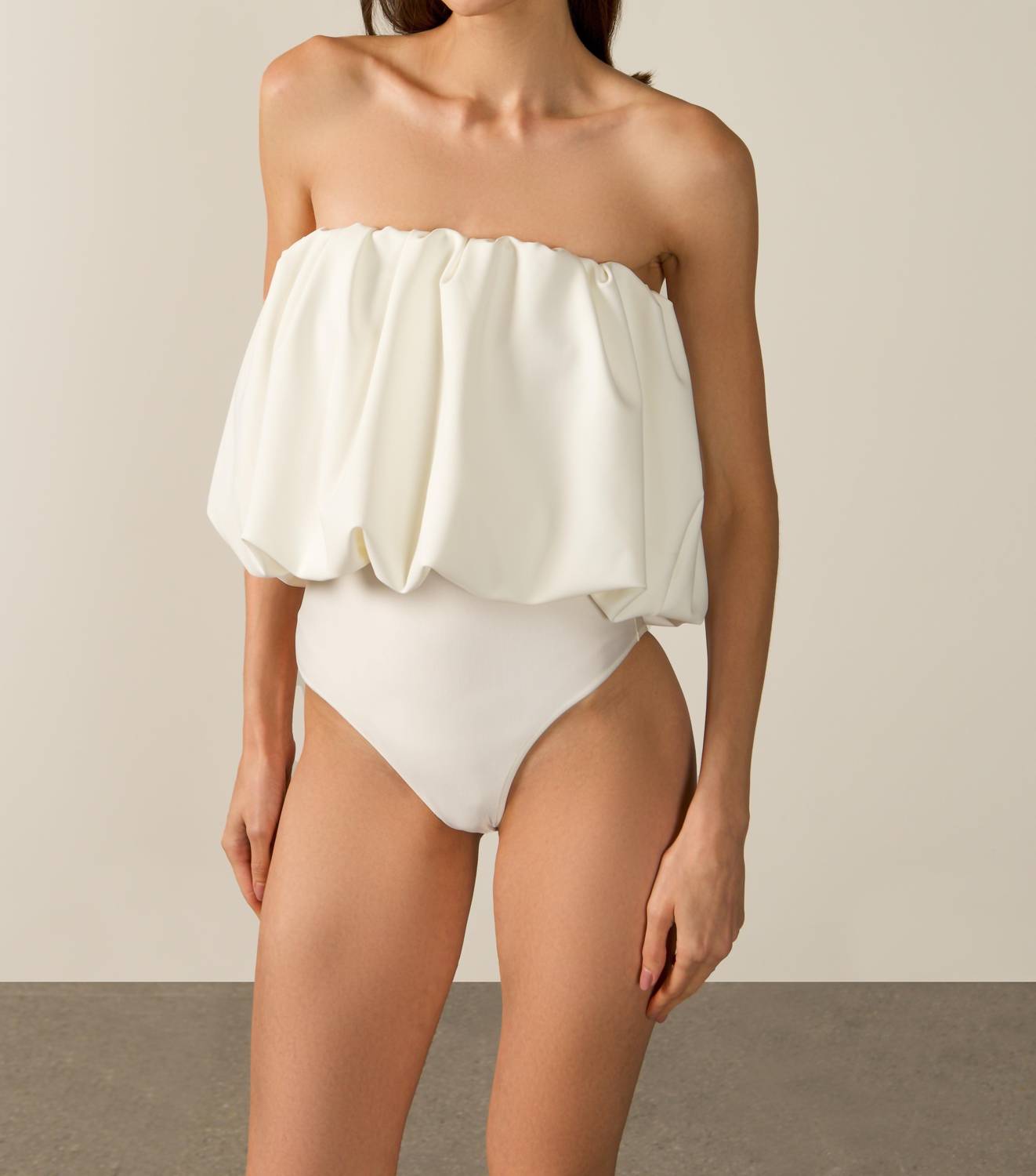 Adriana Degreas - Coquille De Mer Strapless Bodysuit