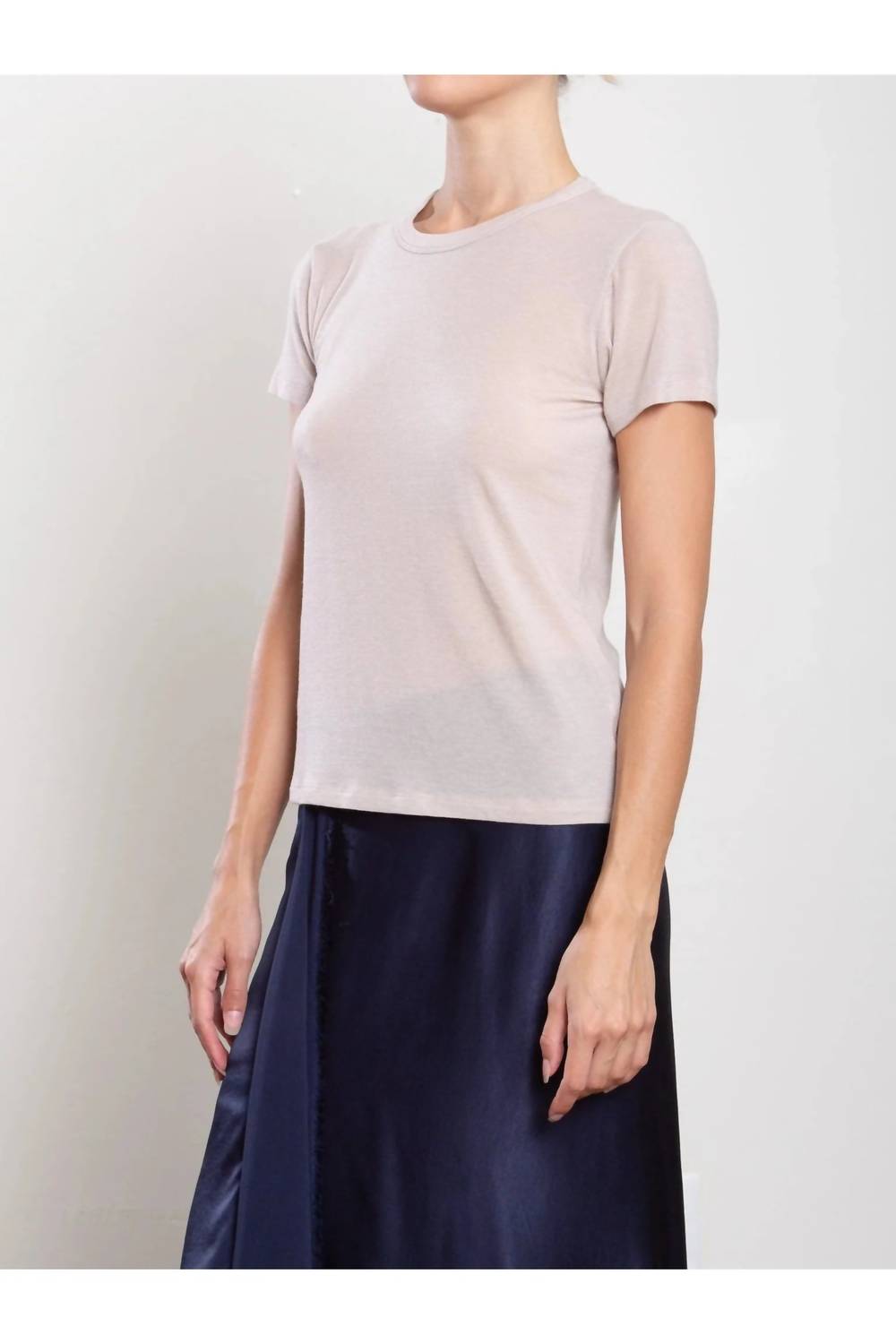 Pharaoh Hazel Tee in nude - women's t-shirt - detail view