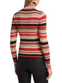 L'Agence - Olene Stripe Turtleneck Sweater