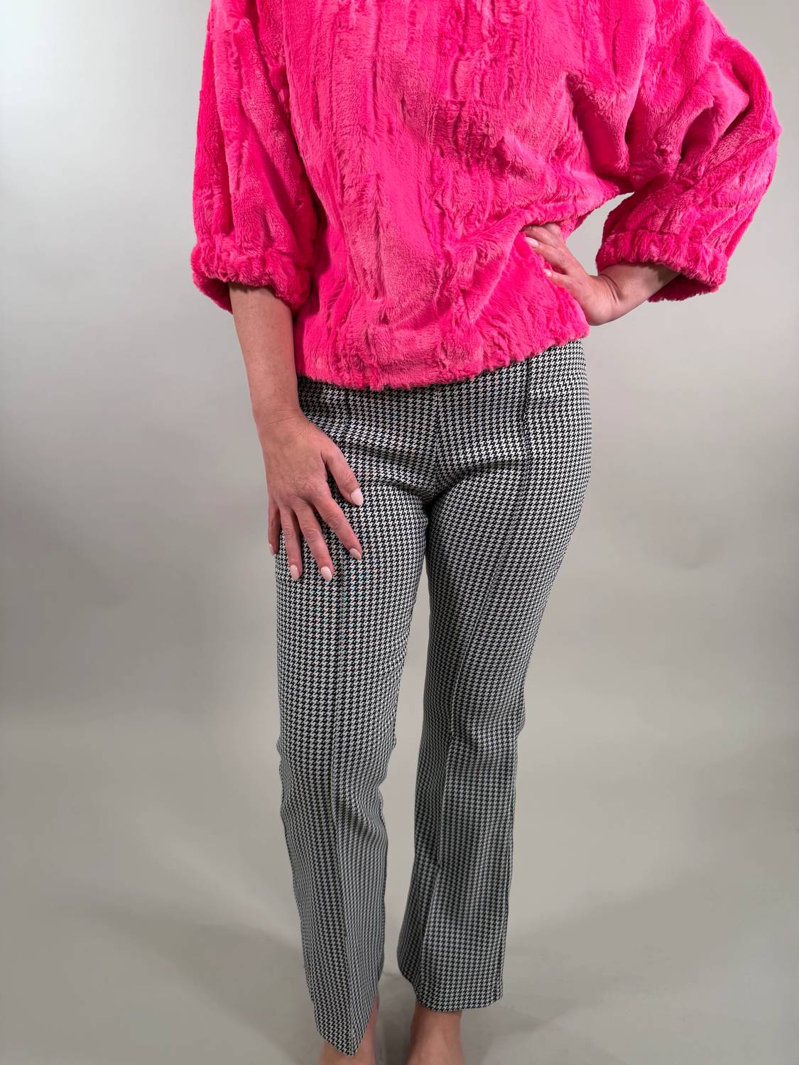 Fifteen Twenty - Polished Cropped Flare Pull-on Pants