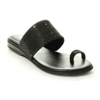 Vaneli - Women's Yarn Toe-loop Slide Sandals