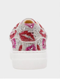 Betsey Johnson - Women's Sidny Multi Lips Sneakers