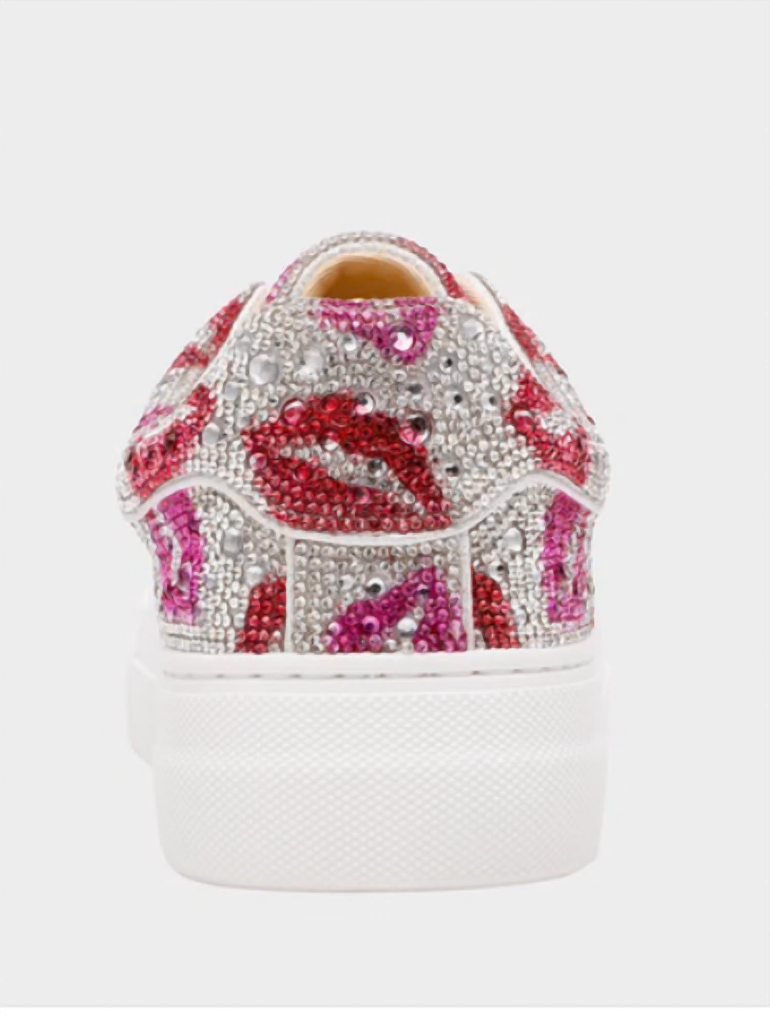 Betsey Johnson - Women's Sidny Multi Lips Sneakers