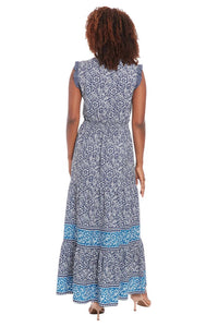 Maggy London - Floral Print Maxi Dress