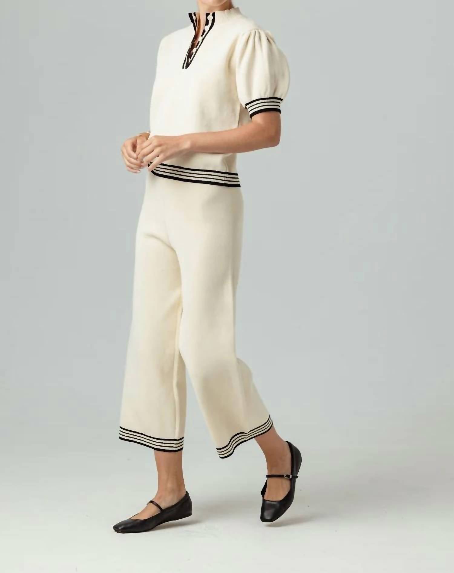 Sundays - Quinn Crop-wide Leg Pants