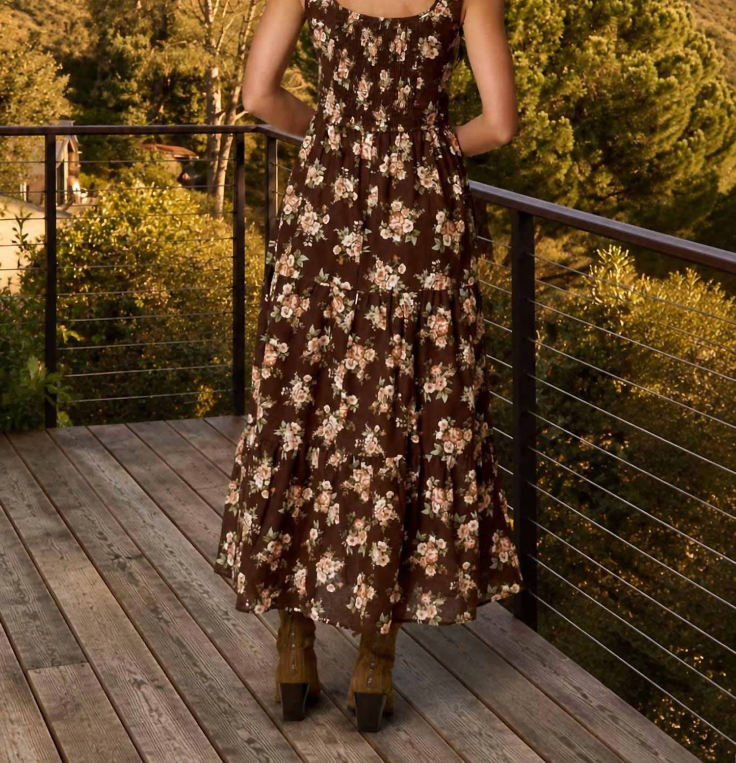 Blu Pepper - Golden Meadow Midi Dress