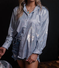 Merigold Kiss - Wild Horses Pearl Snap Button Down Shirt