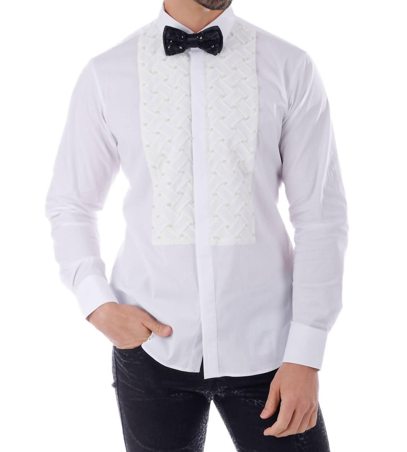 Barabas - Weave Depiction Long Sleeve Shirt