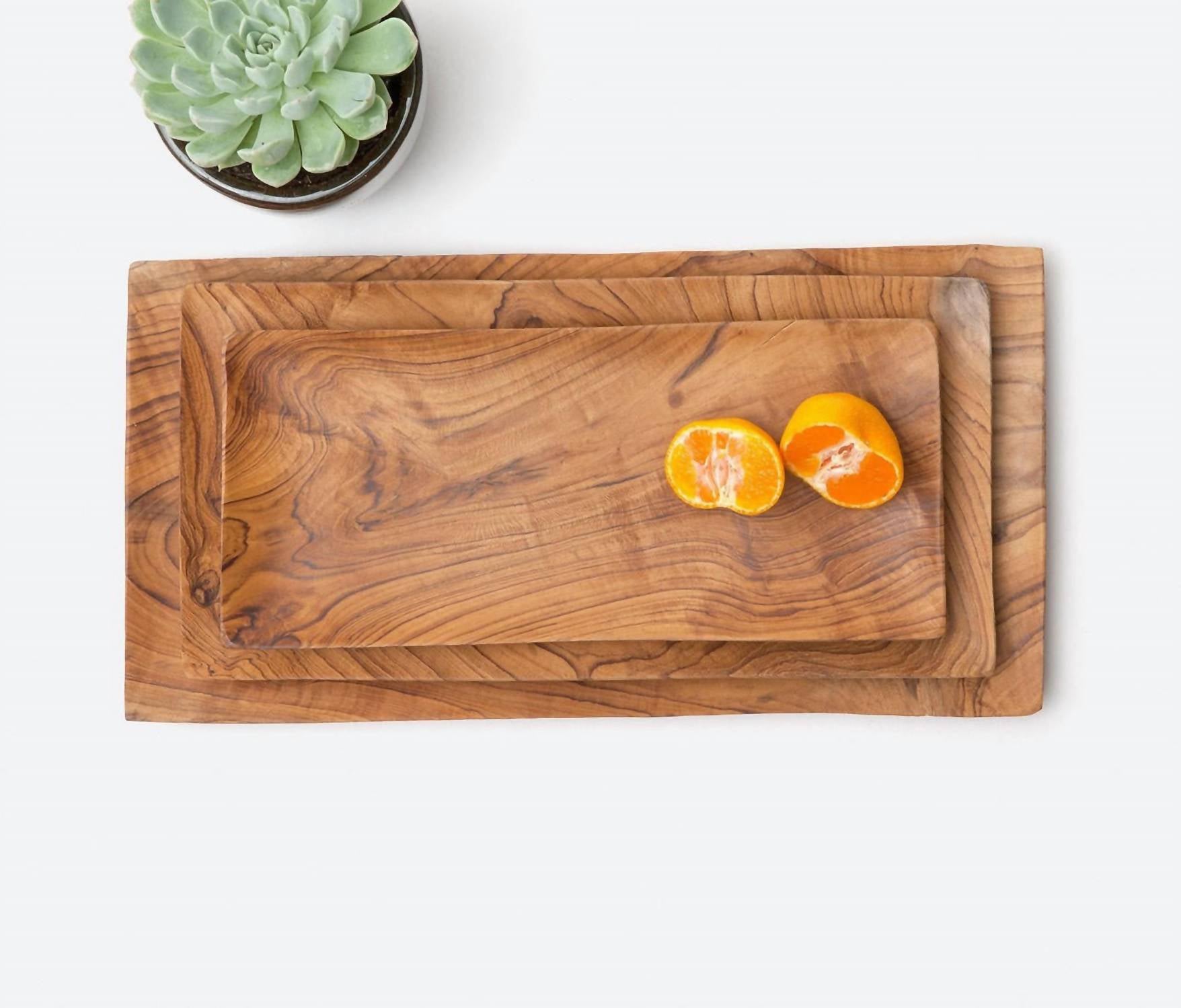 Blue Pheasant - Rowan Natural Serving Trays