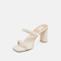 Dolce Vita Women's Nolah Heels in ivory multi - women's heels - alternate view