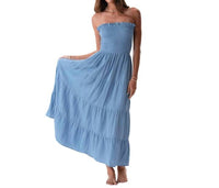 Lotus & Luna - Mai Tai Maxi Dress Denim