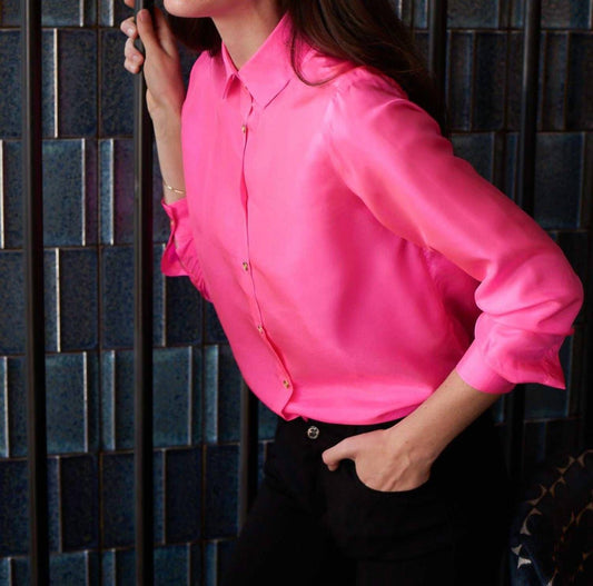 Vilagallo - Neon Silk Shirt