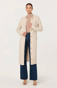 Astr - Meris Belted Longline Cardigan