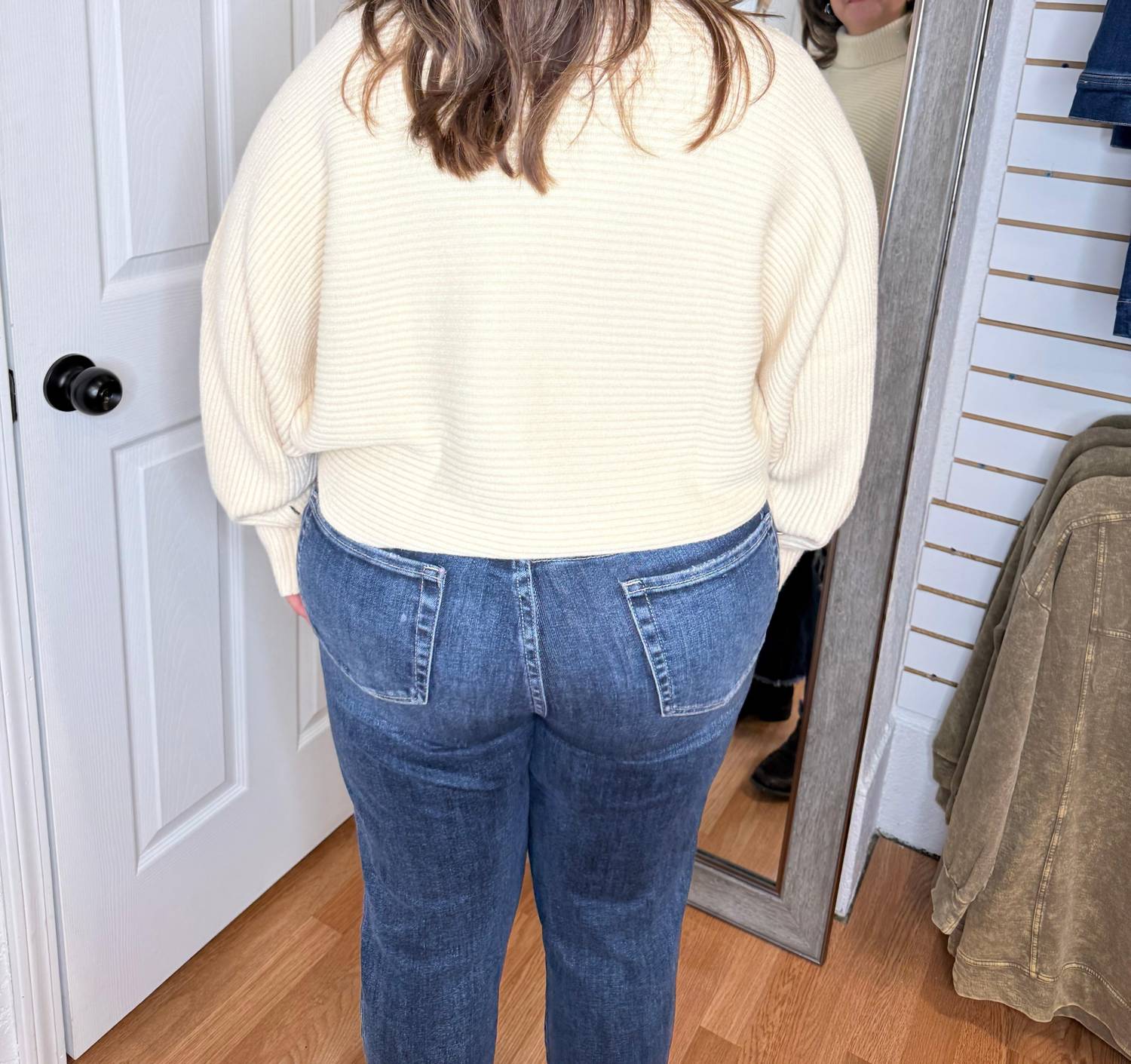 Skies Are Blue - Darlene Turtleneck Dolman Sweater
