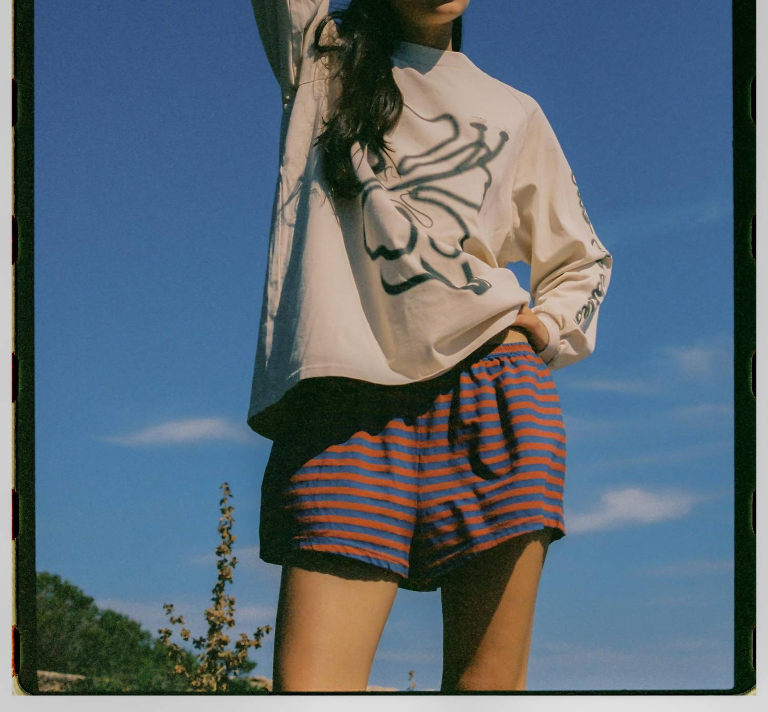 Ciao Ciao Vacation - Pomodoro Stripe Aria Shorts