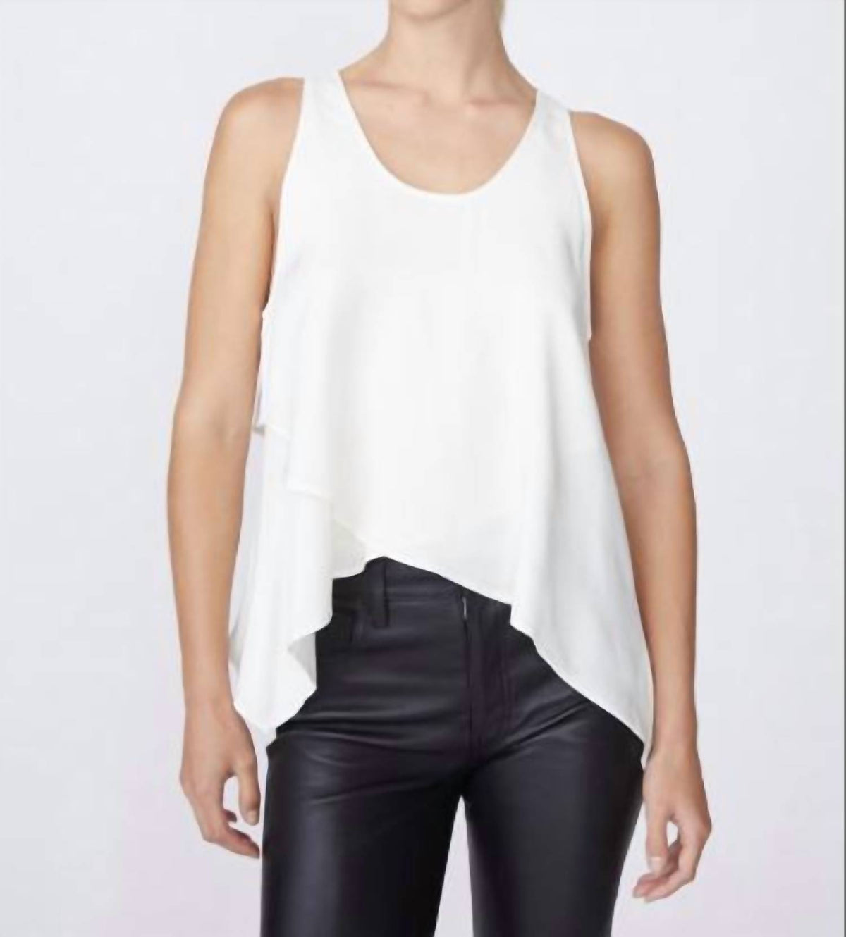 Stateside - Viscose Satin Handerchief Tank