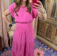 Wishlist - Two Piece Linen Midi Skirt Set