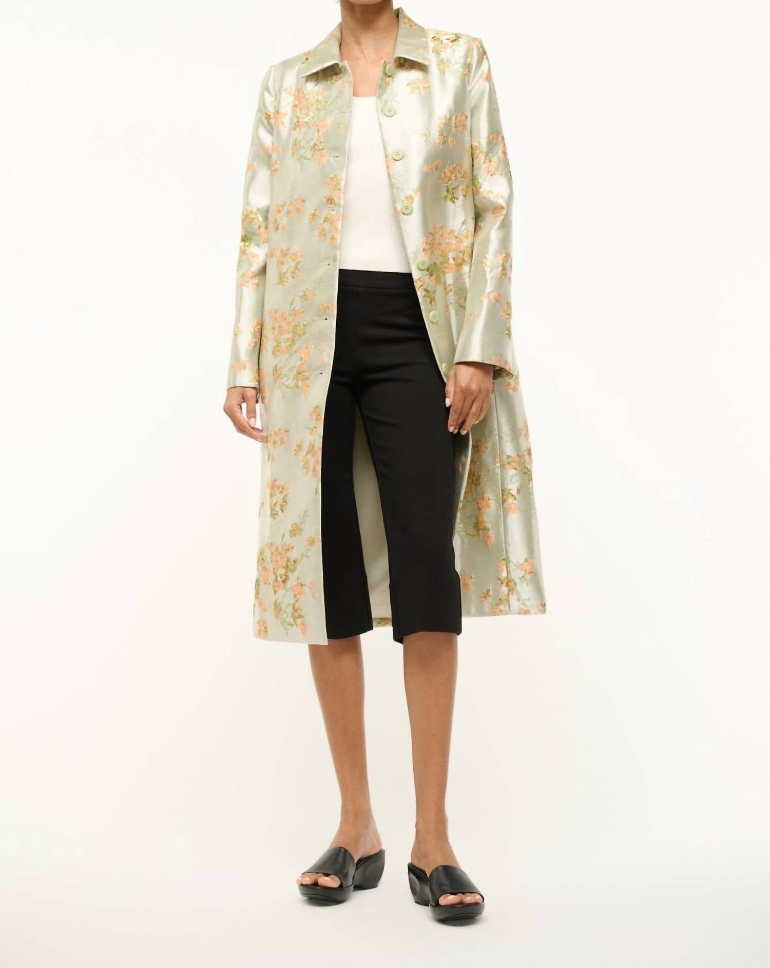 Staud - Antoinette Metallic Coat