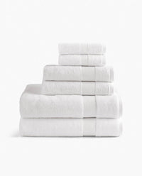 Under the Canopy Classic Organic Cotton 6-piece Bath Towel Set in white - item