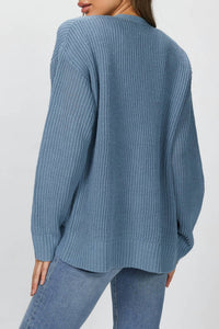 RIBBED KURT CARDIGAN