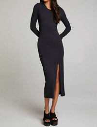 Chaser - Vedaa Licorice Midi Dress