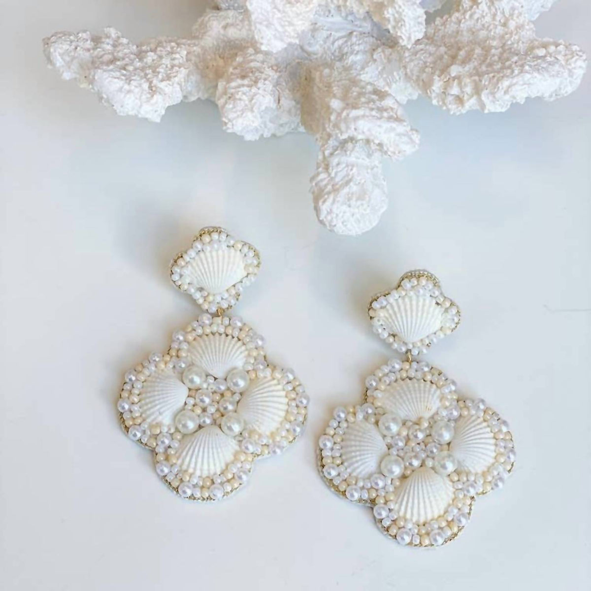 Gaby & Grace - Isla Seashell Earrings
