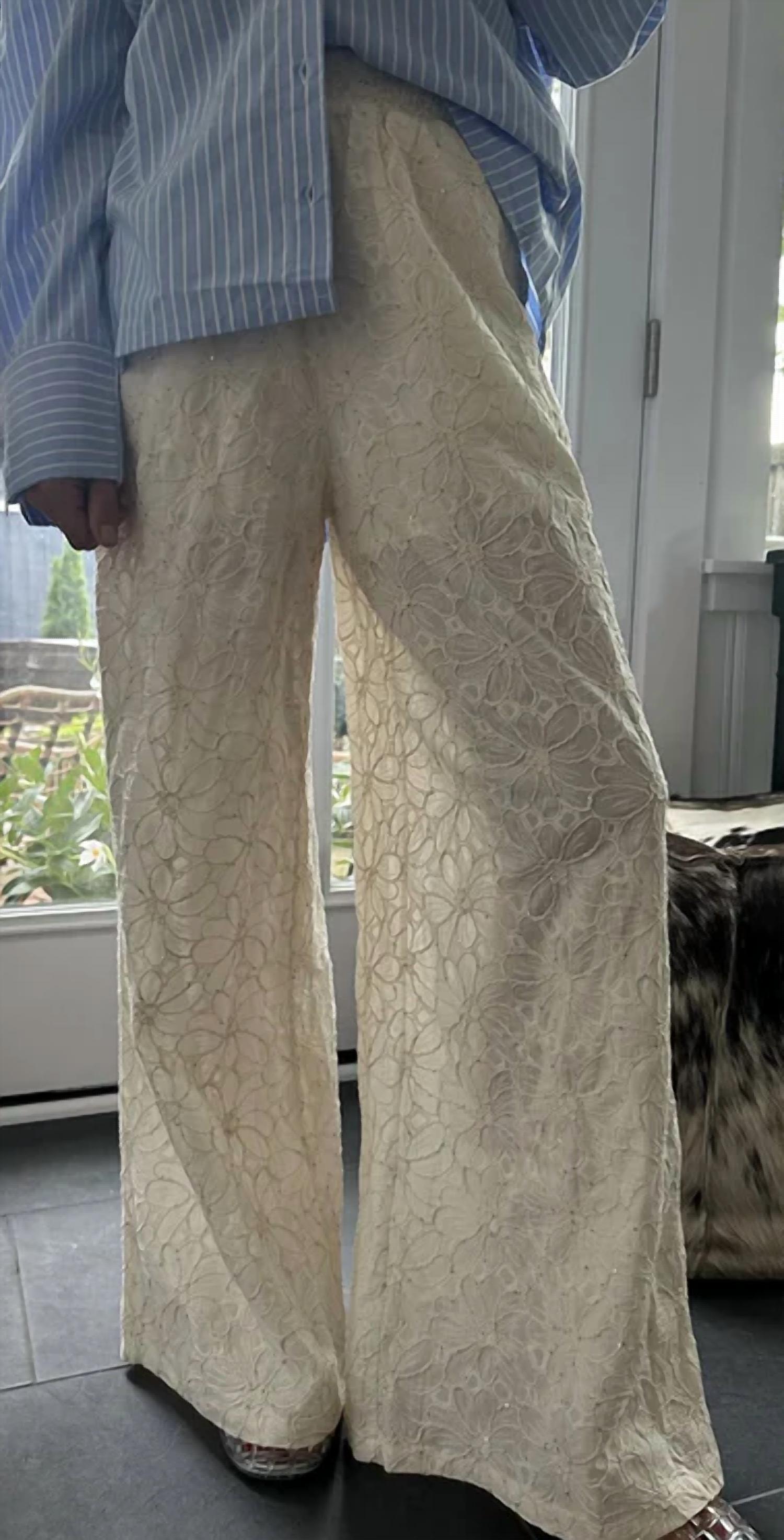 Curaae - Giselle Embroidered Pants