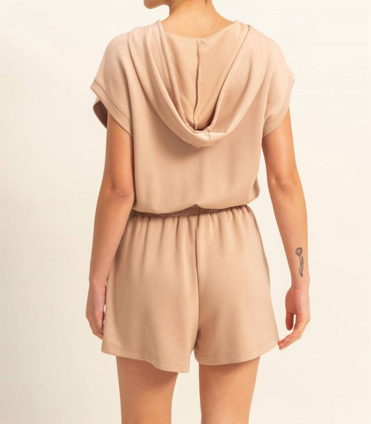 Double Zero - Hooded Short Romper