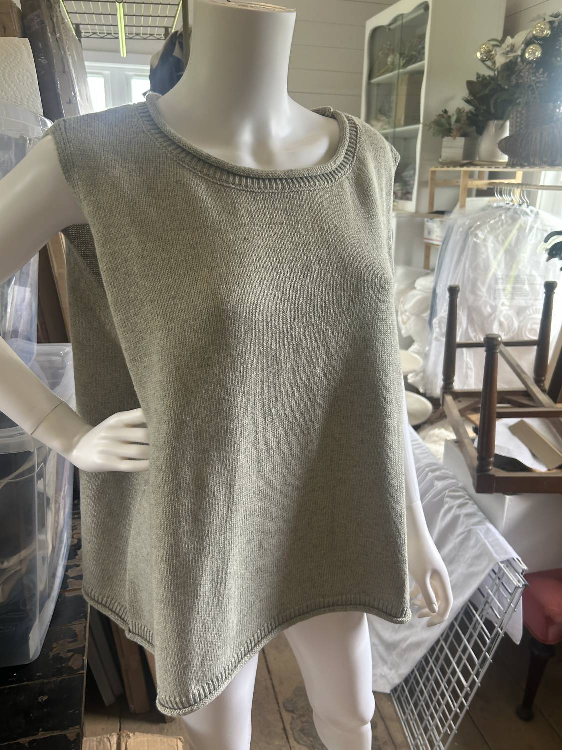 Elle Grey - Women's Knit Pullover Sweater Vest