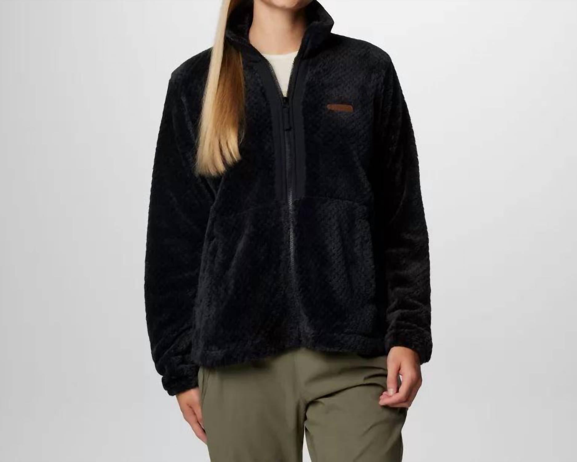 Columbia Fire Side Full Zip Iii Fleece Jacket in black - women's jacket