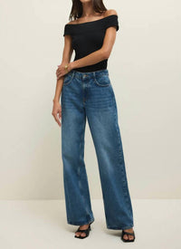 Z Supply Second Skin Off Shoulder Top in black 1 - women's blouse - view 5