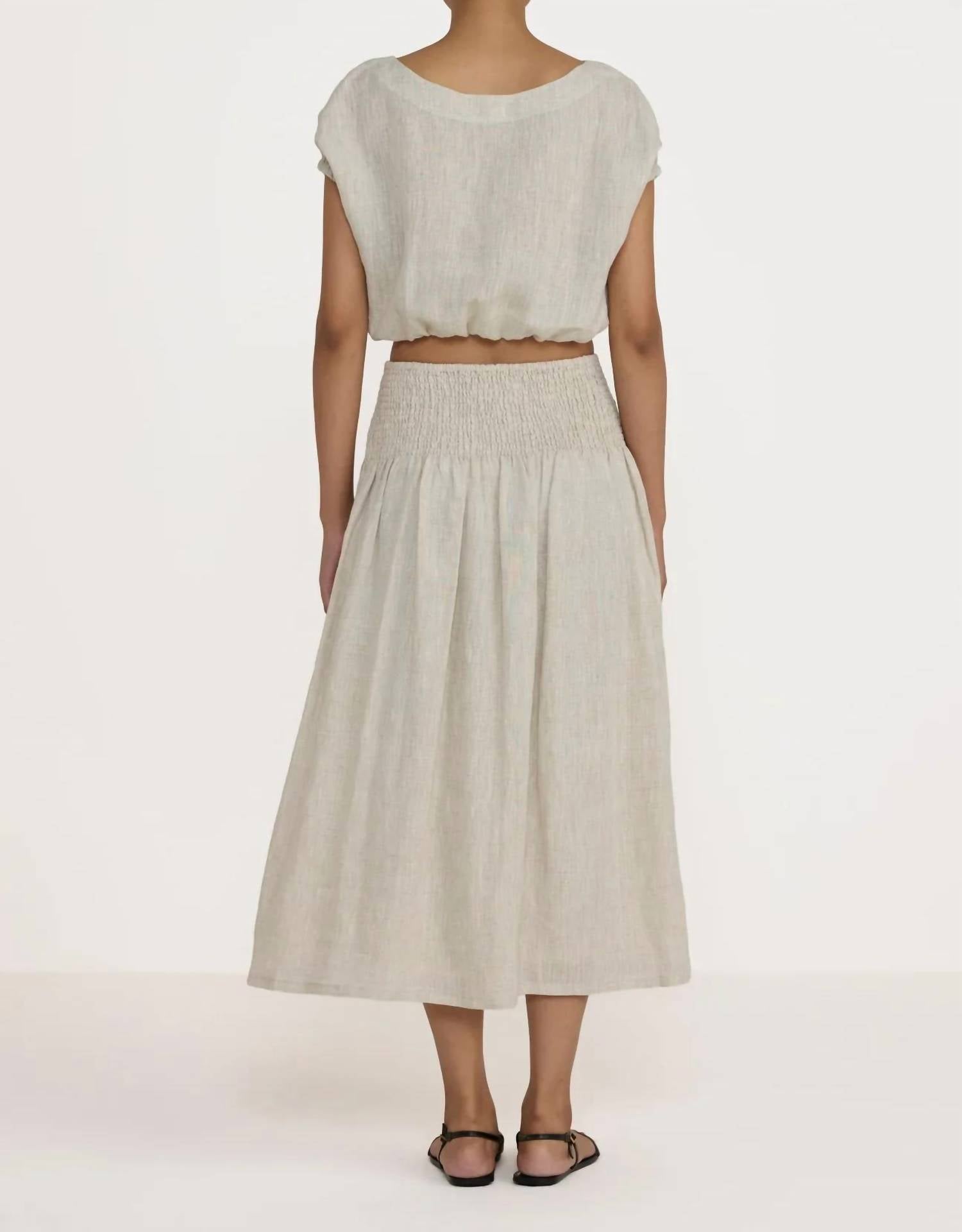 Laude The Label - Smocked Easy Skirt