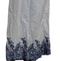 Loretta Caponi Women's Elide Maxi Dress in blue ibiscus - women's dress - alternate view