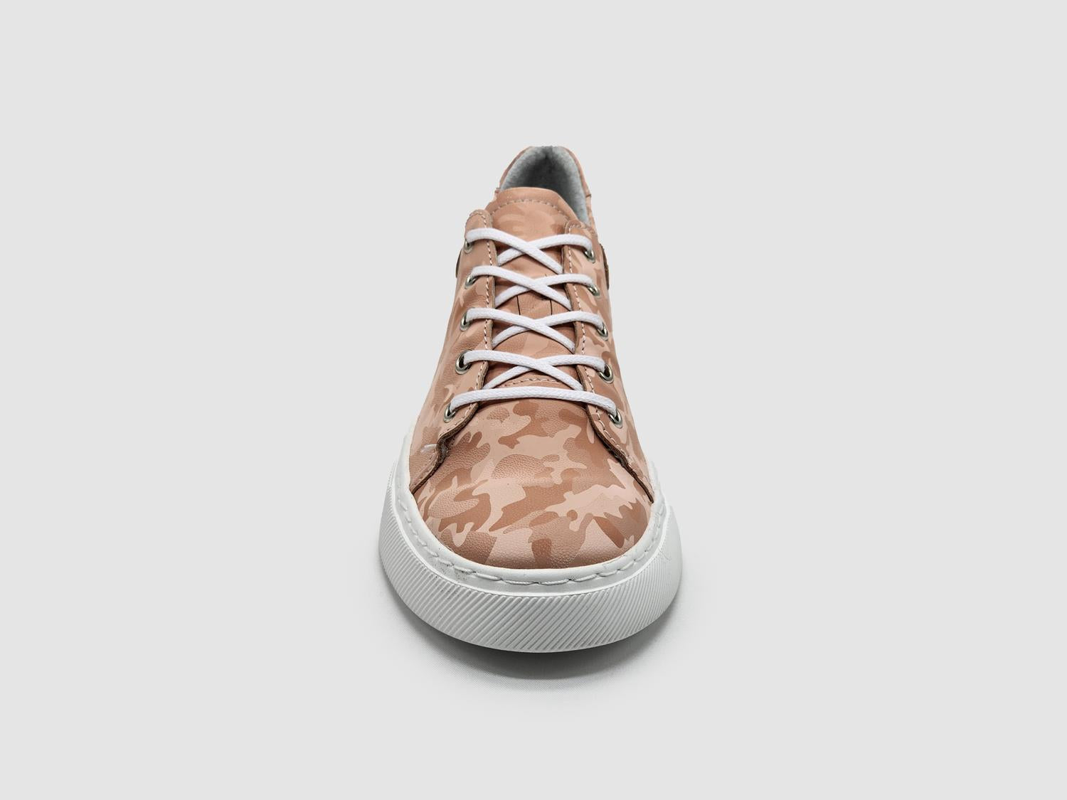 Kcr Group - Women's Classic Camo Leather Sneakers