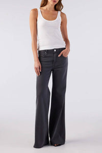 AMO Women's Elizabeth Flare Pant in pewter - women's jeans - view 4