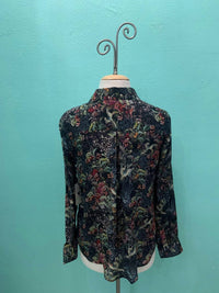 Apny - Women's Long Sleeve Buttondown Blouse