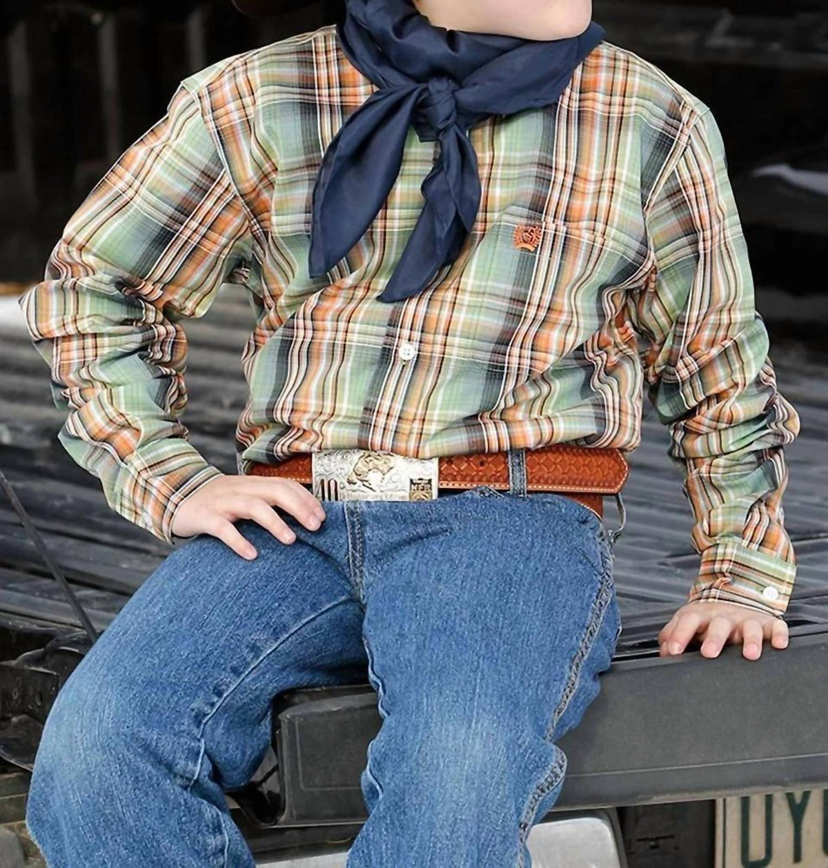 Cinch - Long Sleeve Plaid Shirt