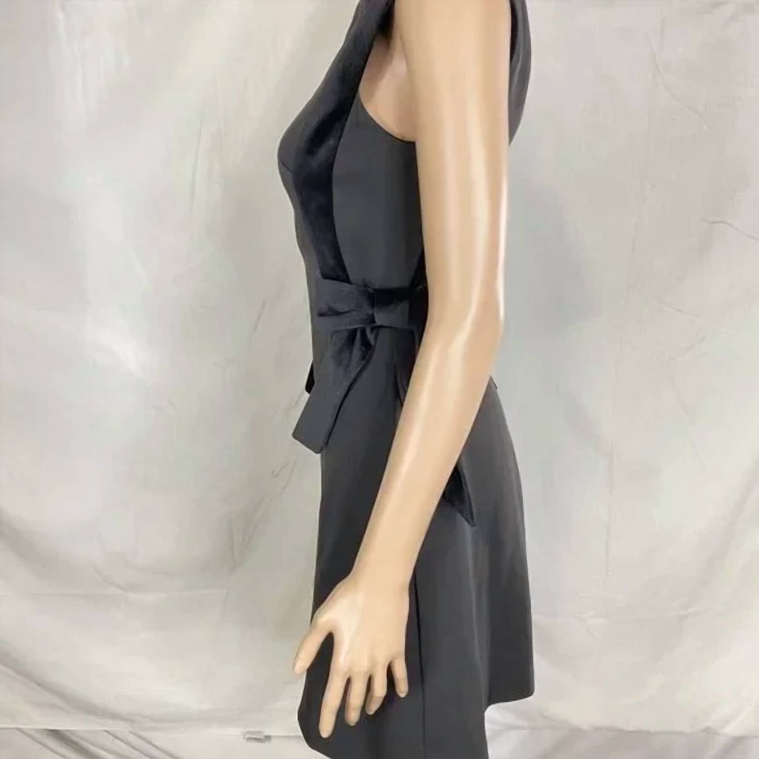 TED BAKER Velvet Bow Skater Mini Dress in black - women's dress - view 4