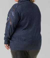 -Bl^Nk- - JENIKA KITTED TOP - Plus Size