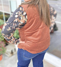 Staccato - Mini Cord Puffer Snap Button Vest
