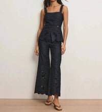 Veronica Beard - Osborne Wide-leg Eyelet Pant