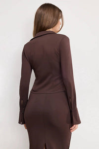Good American - Matte Jersey Long Sleeve Top