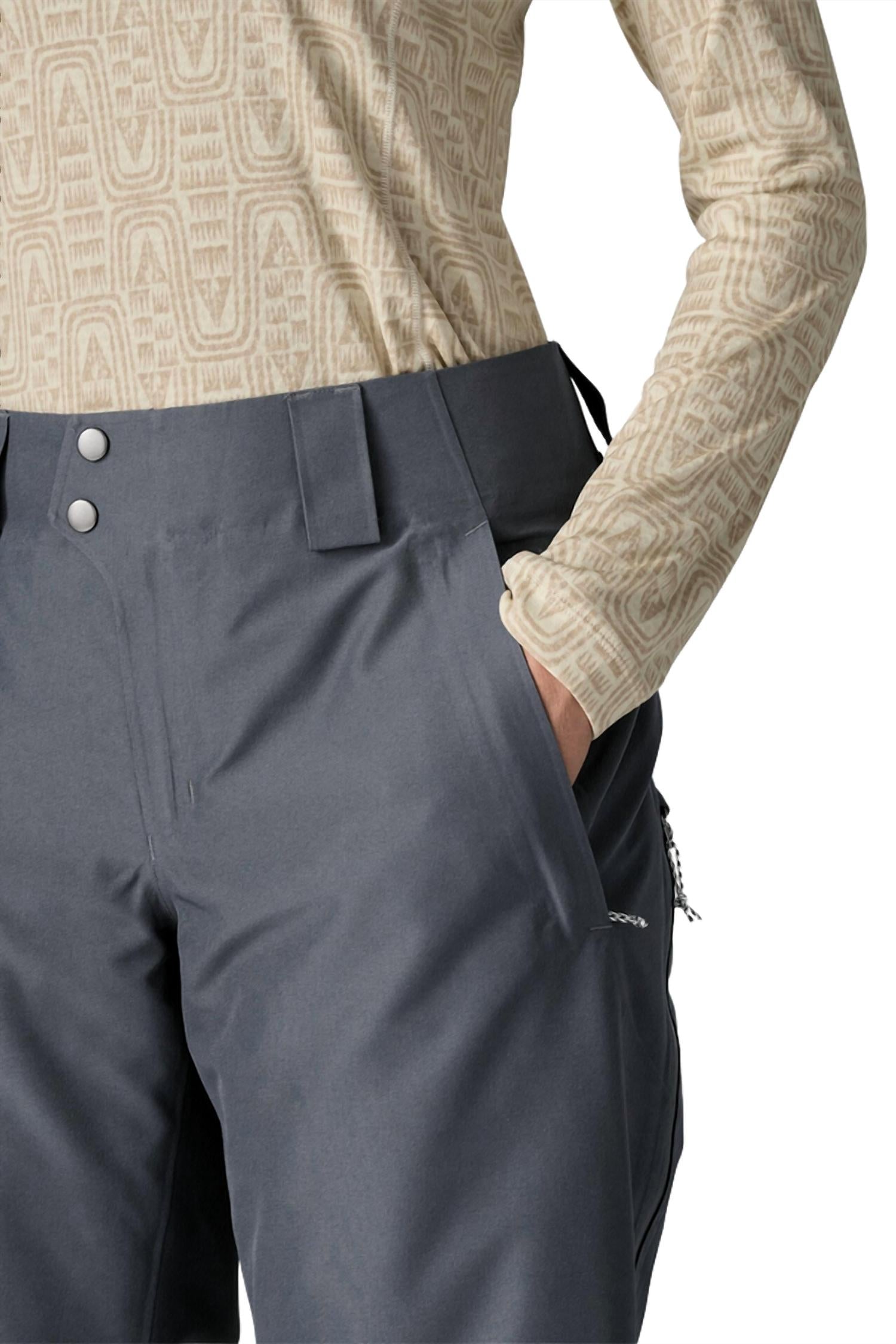 Patagonia Insulated Powder Town Pants in smolder blue - women's pants - view 4