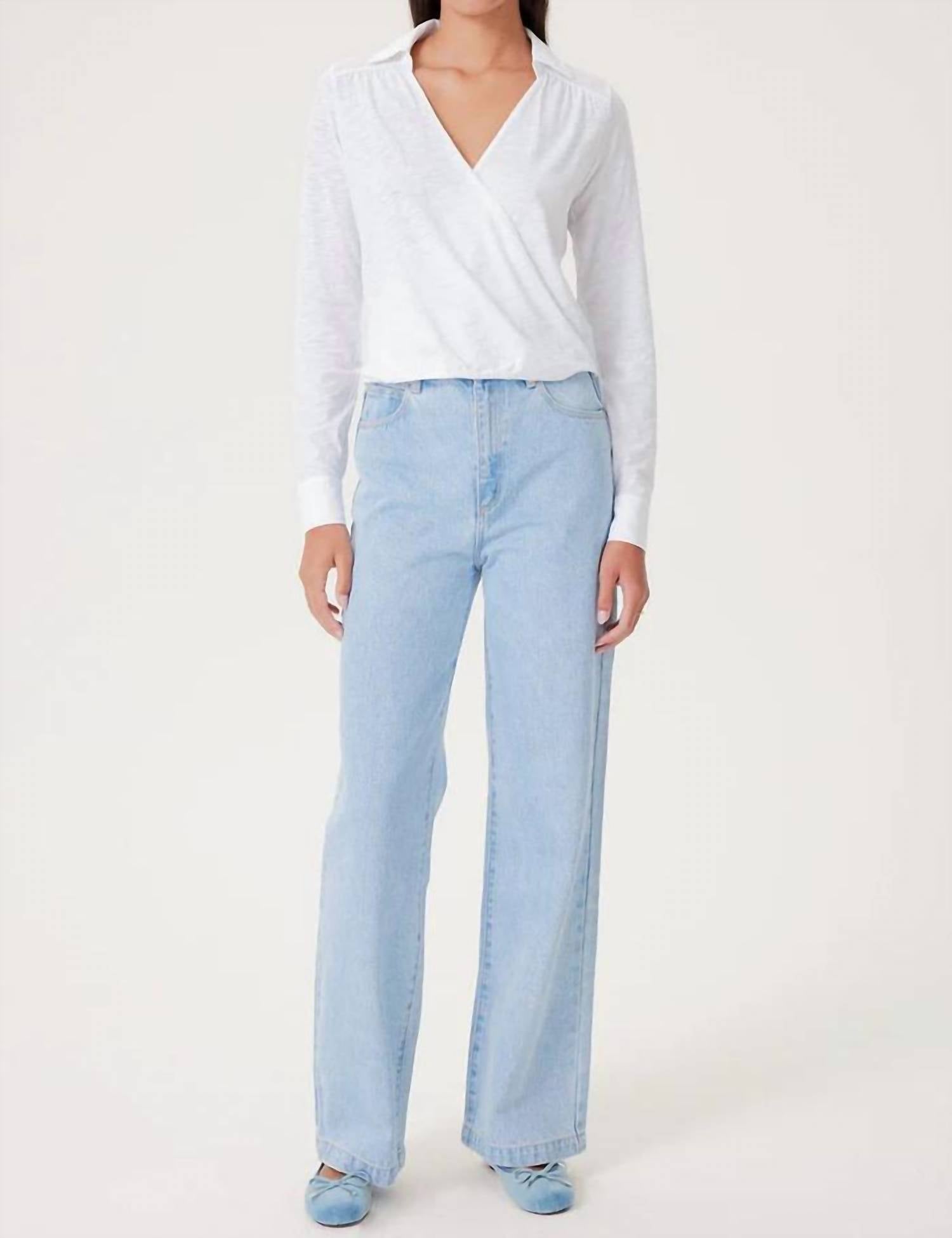 Goldie Lewinter - Lauren Surplice Top