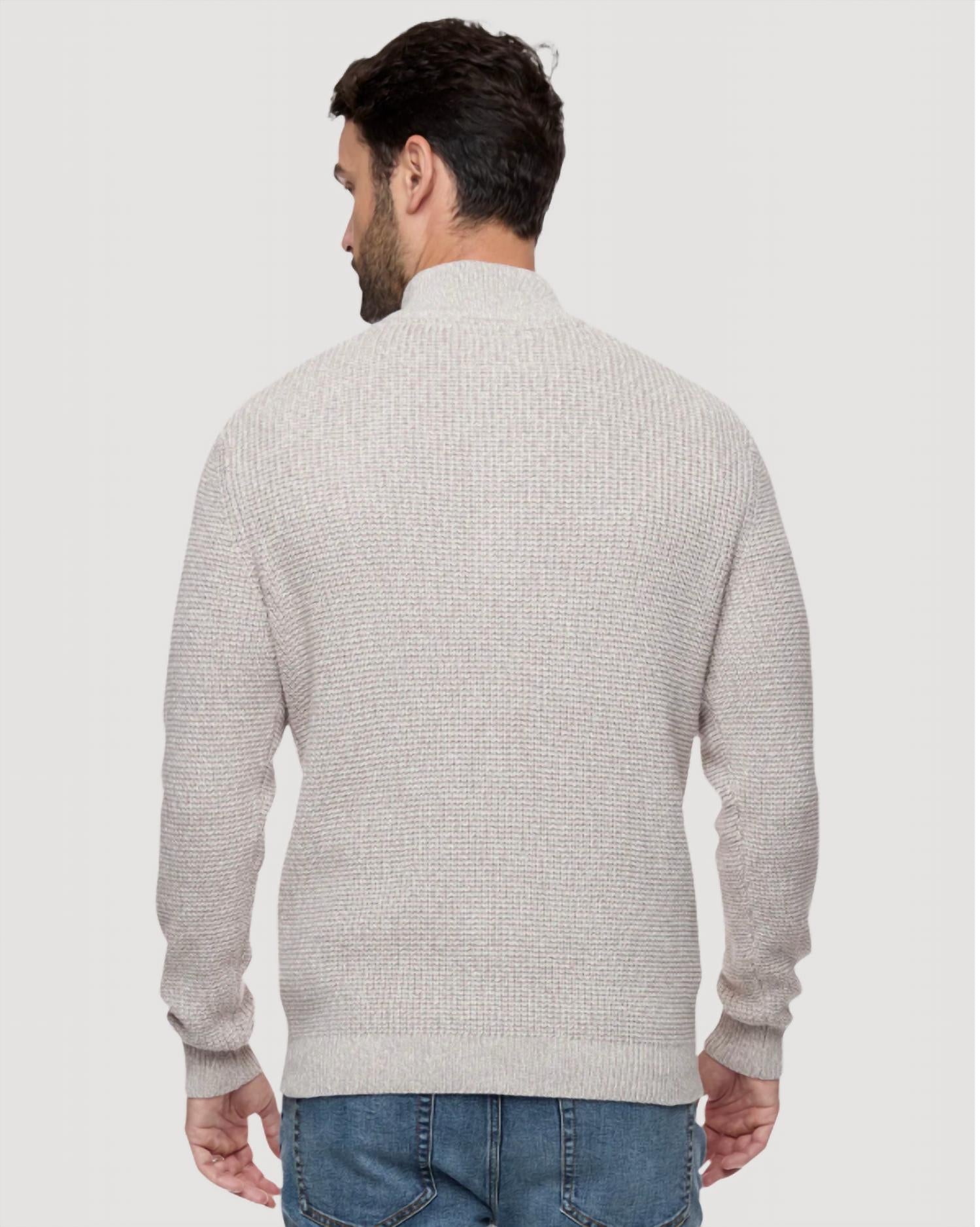 Flags & Anthem - Denver Cooling Button Mock Neck Sweater