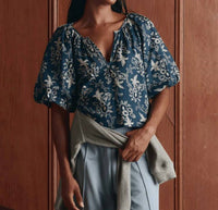 The Great. - Blythe V-neck Top