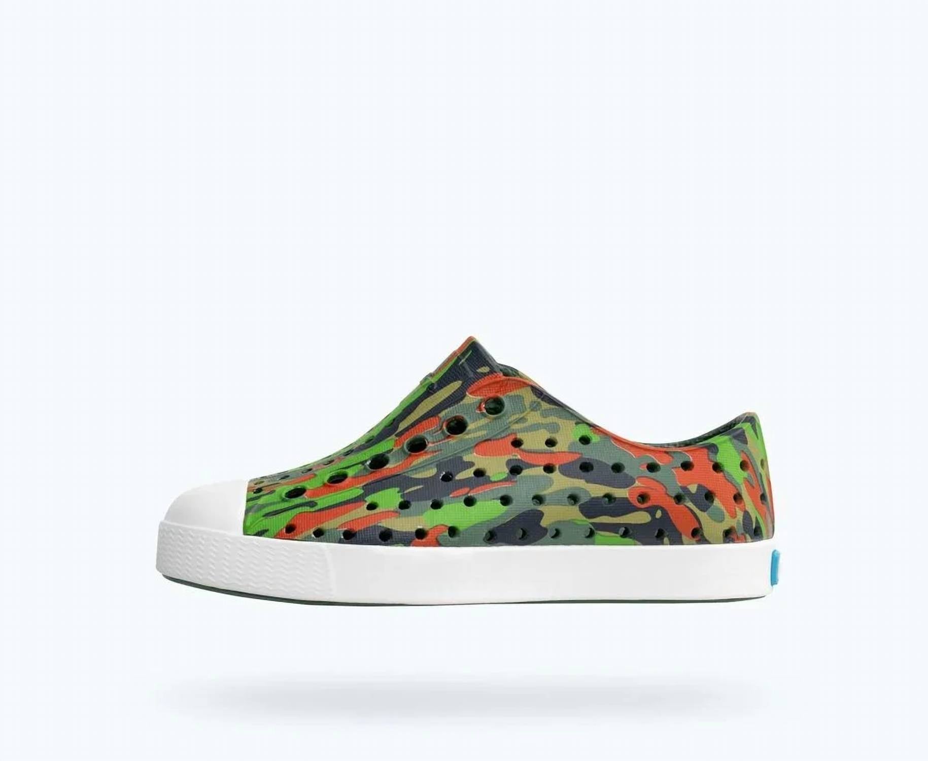 Native - Kid's Jefferson Print Camo Sneakers