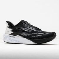 BROOKS Men’s Launch 11 Running Shoes in black white 1 - men's sneaker - detail view