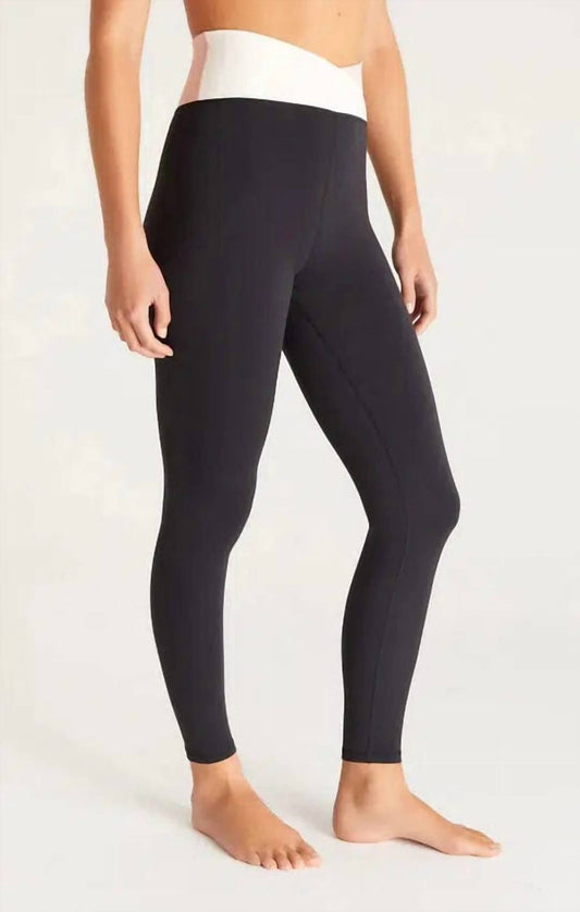 Contrast Crossover Legging